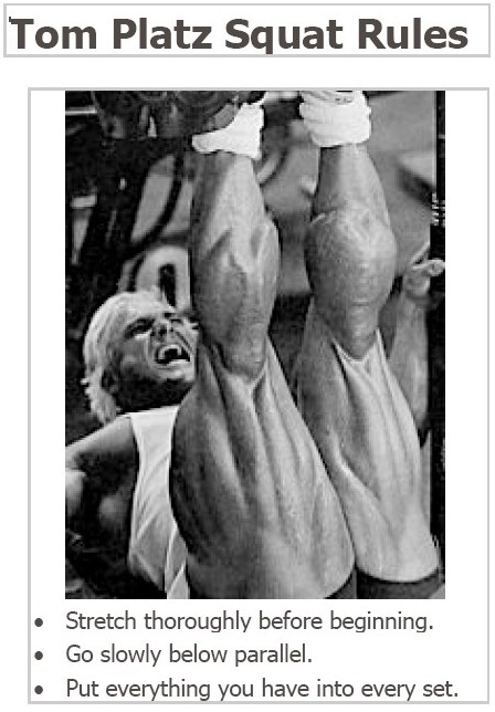 Squat Rules with Tom Platz, The Golden Eagle! 